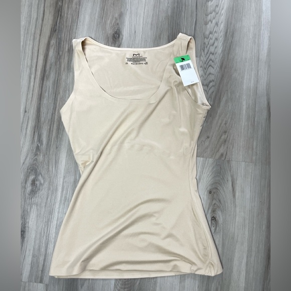 NWT Maidenform Shapewear Tank Top Nude Beige Size Large - Picture 1 of 9